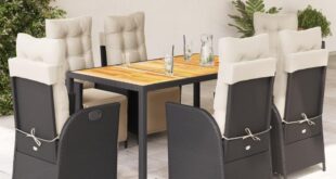 Gather In Style Comfortable Luxury With A Black Rattan Patio Set