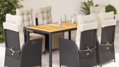 Gather In Style Comfortable Luxury With A Black Rattan Patio Set