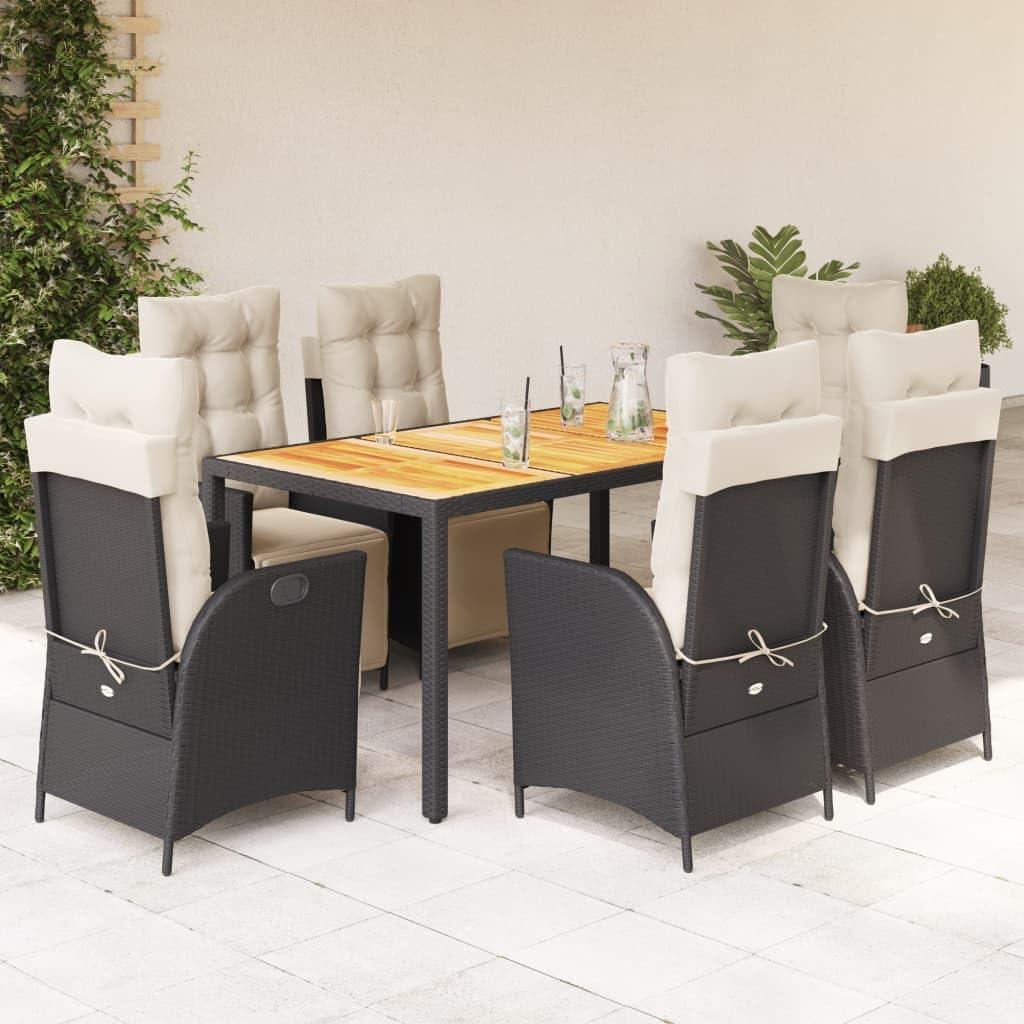 Gather In Style Comfortable Luxury With A Black Rattan Patio Set