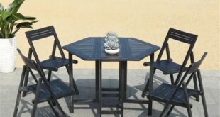 Gathering Around The Pemberly Row Black Patio Dining Set