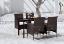Gathering Around The Skm 5 Piece Patio Set Our Outdoor Space Upgrade
