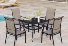 Gathering Comfort And Style A Review Of Our 5 Piece Patio Dining Set