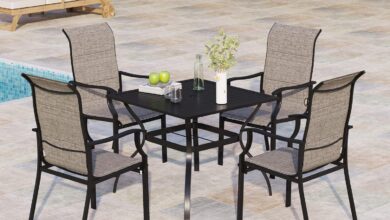 Gathering Comfort And Style A Review Of Our 5 Piece Patio Dining Set