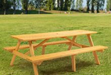 Gathering Eight Outdoors A Sturdy Wooden Picnic Table Review