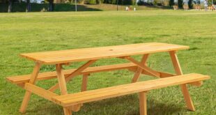 Gathering Eight Outdoors A Sturdy Wooden Picnic Table Review
