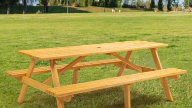 Gathering Eight Outdoors A Sturdy Wooden Picnic Table Review