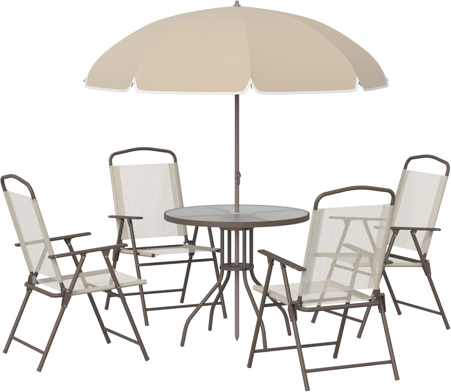 Gathering Outdoors Exploring The Outsunny 6 Piece Patio Dining Set