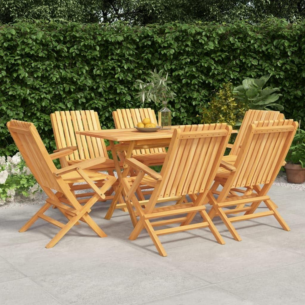 Gathering With Style A Solid Teak 7 Piece Patio Dining Set Review