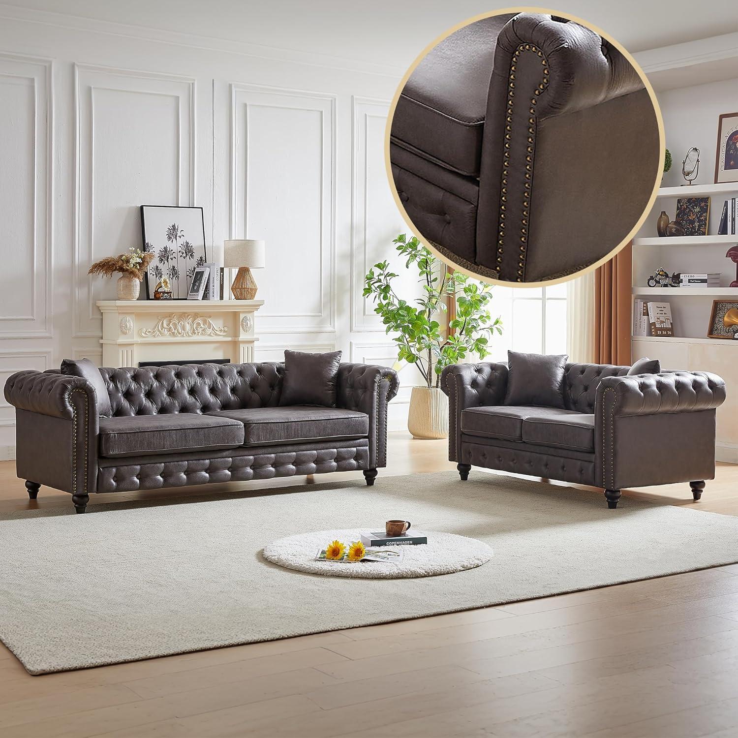 Harper & Bright 2-Piece Sofa set: Style Meets Lasting Comfort
