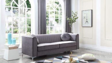 How We Upgraded Our Small Living Room With This Stylish Gray Sofa Set