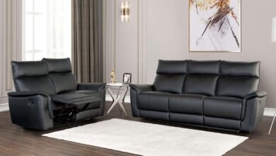 Kaelan Modern Recliner Sofa Set Comfort Meets Sleek Design