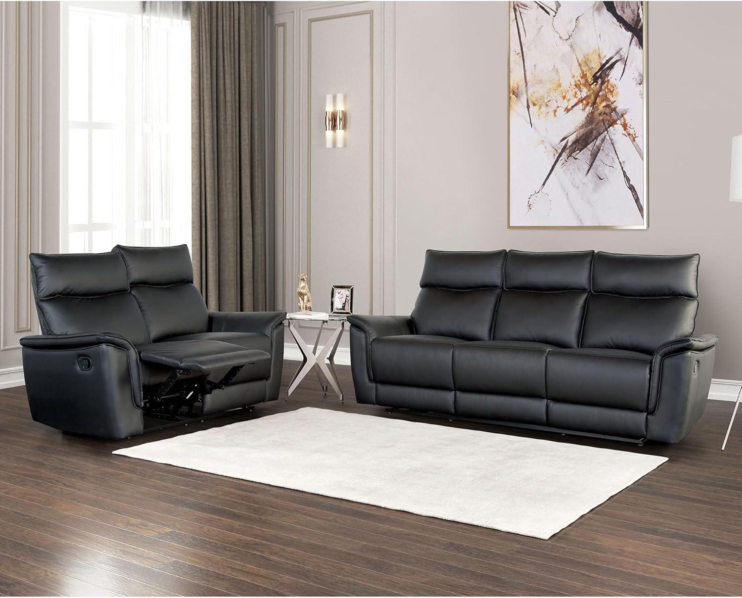 Kaelan Modern Recliner Sofa Set Comfort Meets Sleek Design