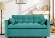 Keiki 53 Velvet Sofa Bed Versatile Comfort For Every Space