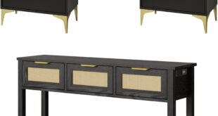 Kigoty 3 Piece Set Stylish Storage Meets Smart Charging