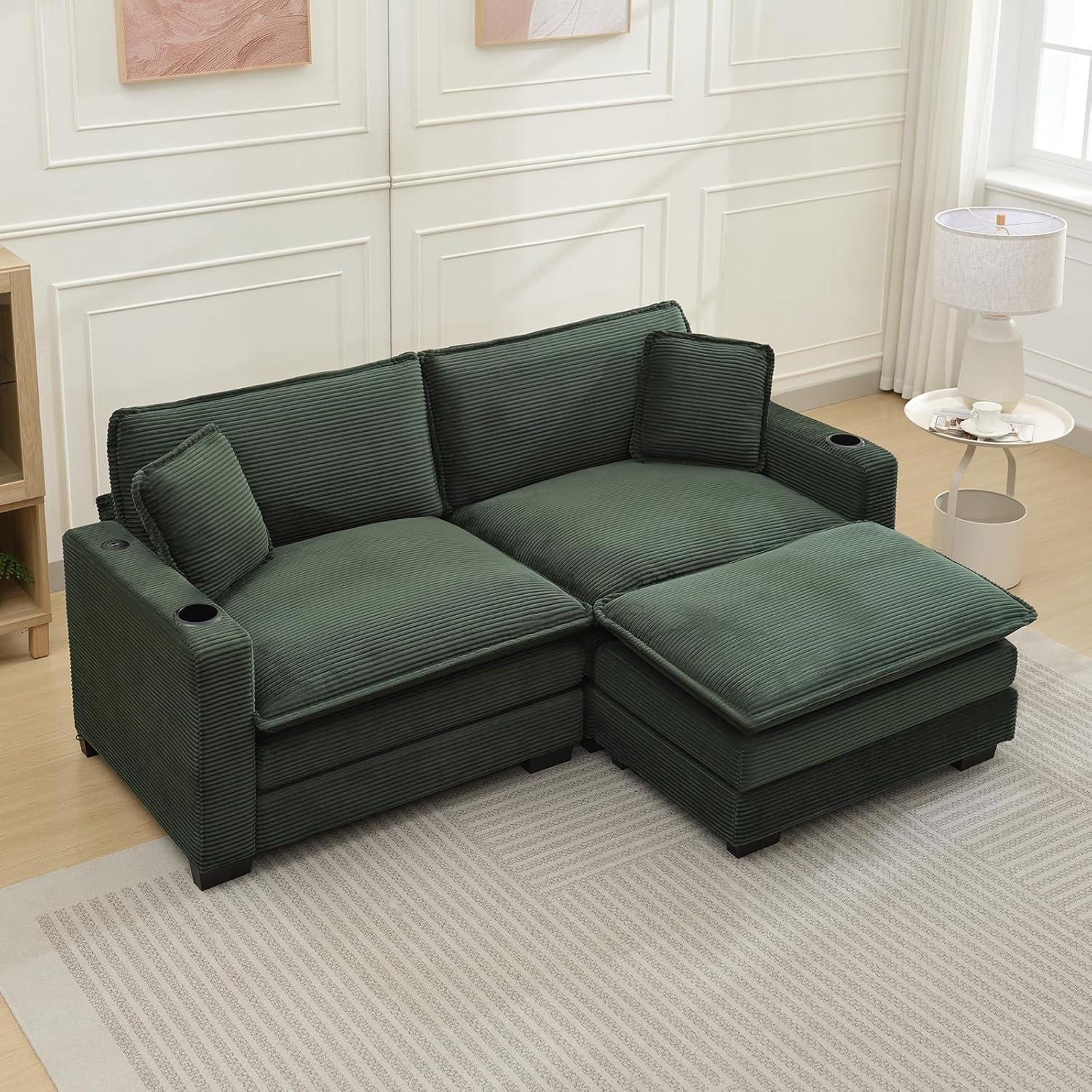 Kivenjaja Corduroy Sectional Cozy Comfort Meets Smart Design