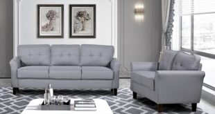 Kouchouk Velvet Sofa Set Mid Century Style Meets Cozy Comfort