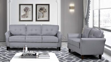 Kouchouk Velvet Sofa Set Mid Century Style Meets Cozy Comfort