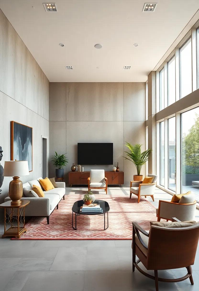 Bright and Airy Room with Floor-to-Ceiling Windows