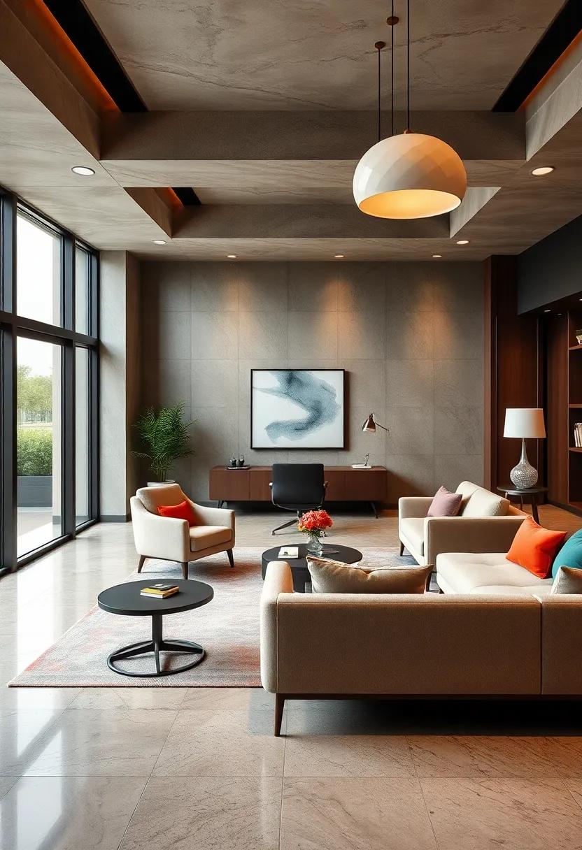 Refined Mid-Century Modern Design with Iconic Furniture Pieces