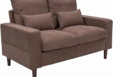 Making Small Spaces Cozy Panana Linen Love Seat Review