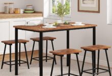 Making The Most Of Small Spaces With Vecelo 4 Piece Dining Set