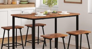 Making The Most Of Small Spaces With Vecelo 4 Piece Dining Set