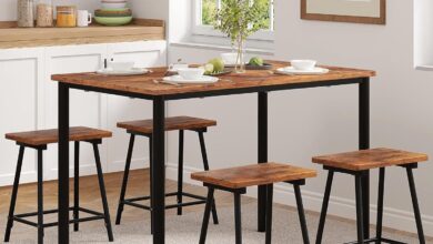 Making The Most Of Small Spaces With Vecelo 4 Piece Dining Set