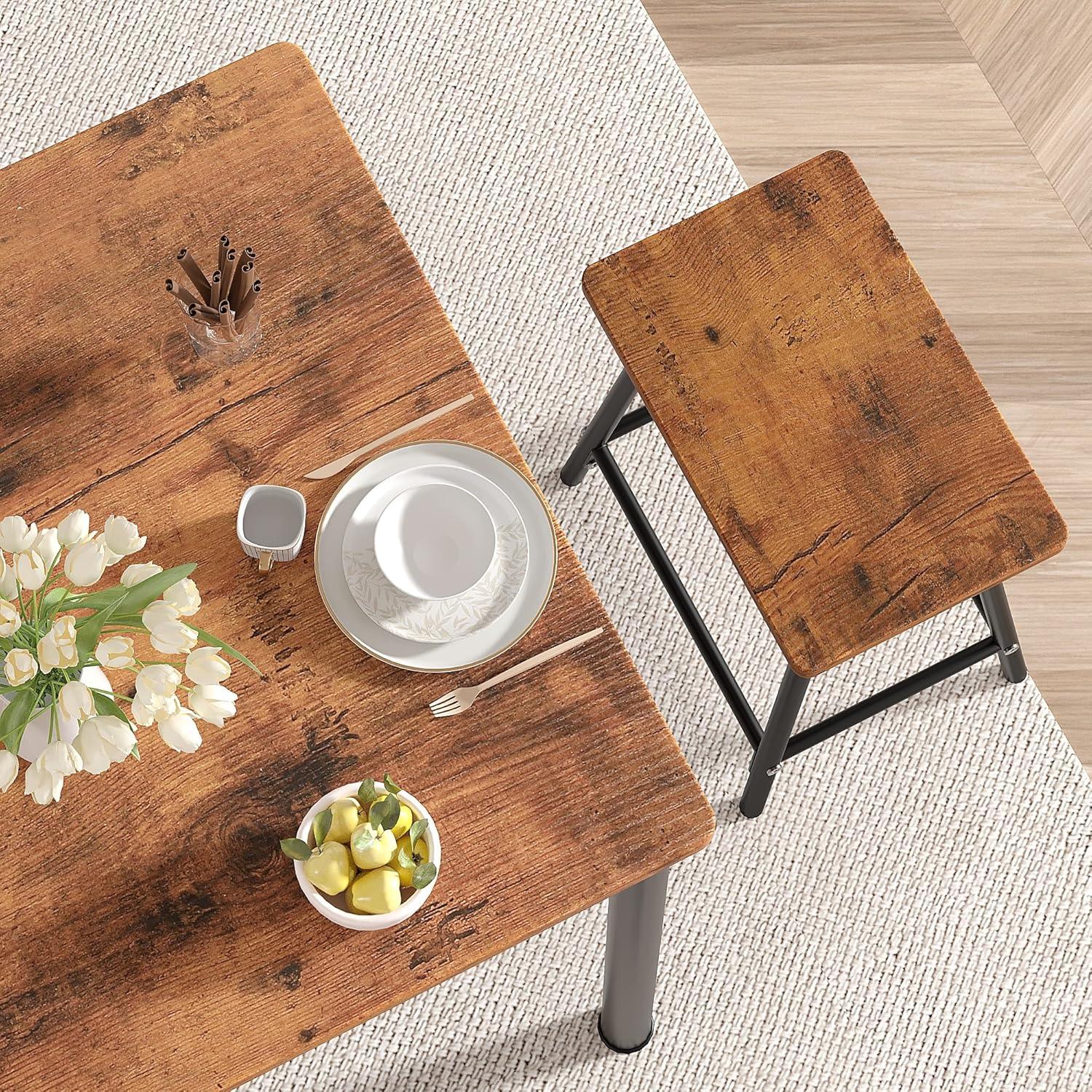 Making the most of Small Spaces with VECELO's 4-Piece Dining Set
