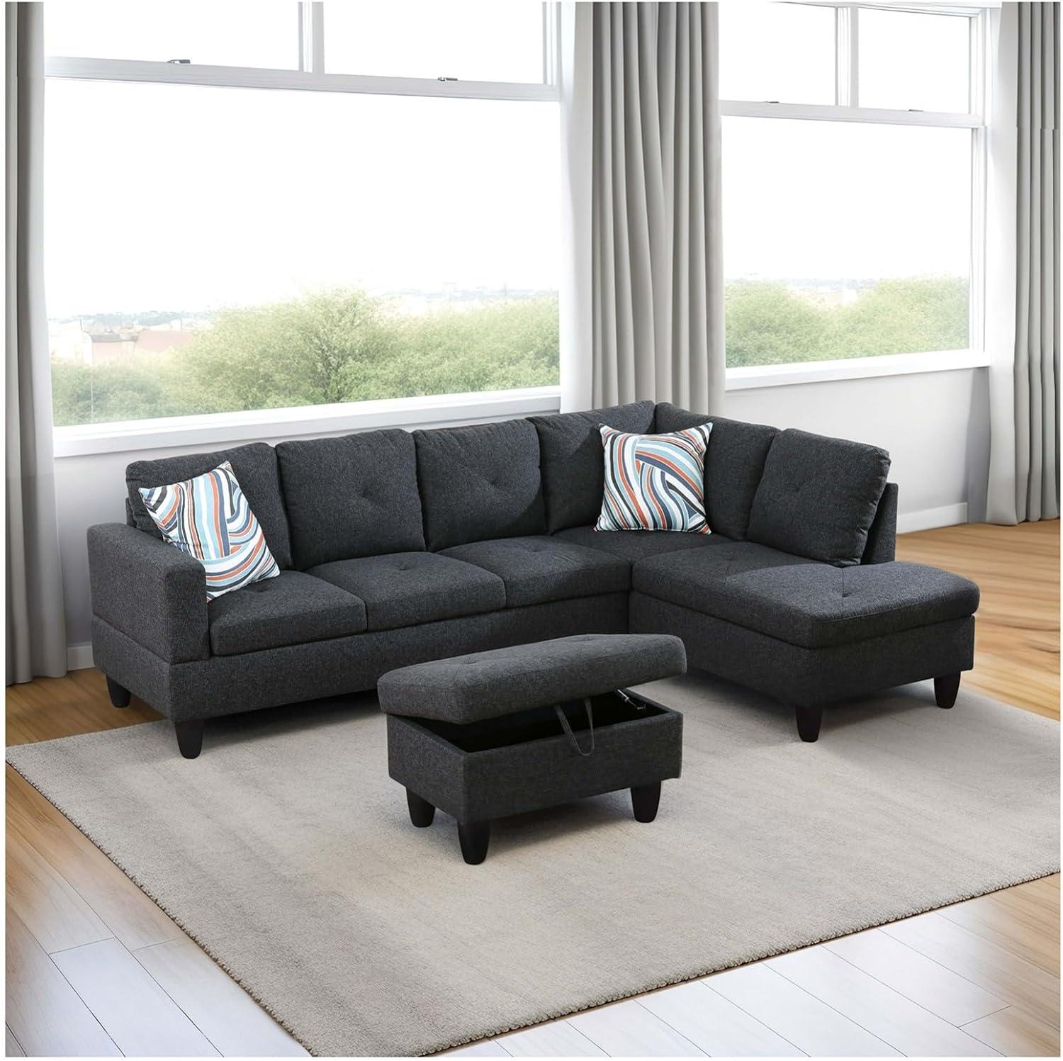 Maximizing Comfort And Style With A Modern L Shaped Sectional Set