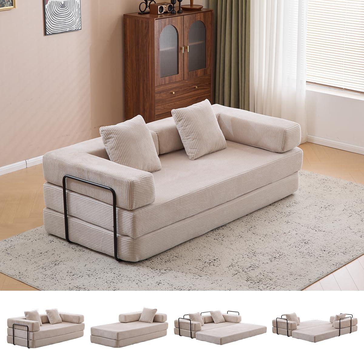 Maximizing Small Spaces With A Cozy 4 In 1 Sofa Bed