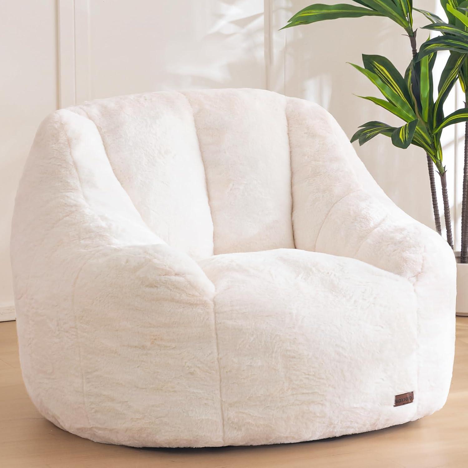 Maxyoyo Bean Bag Chair Soft Comfort Meets Stylish Support
