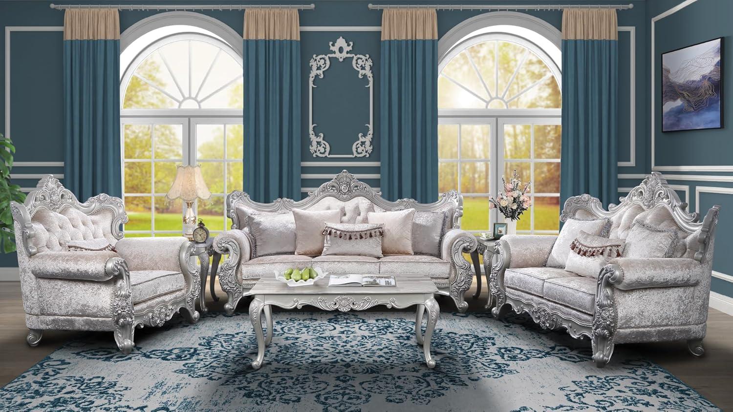 Melrose 5pc Living Room Set Classic Style Meets Everyday Comfort