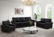 Mid Century Modern Comfort Meets Practical Storage In Sofa Set