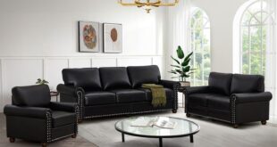 Mid Century Modern Comfort Meets Practical Storage In Sofa Set