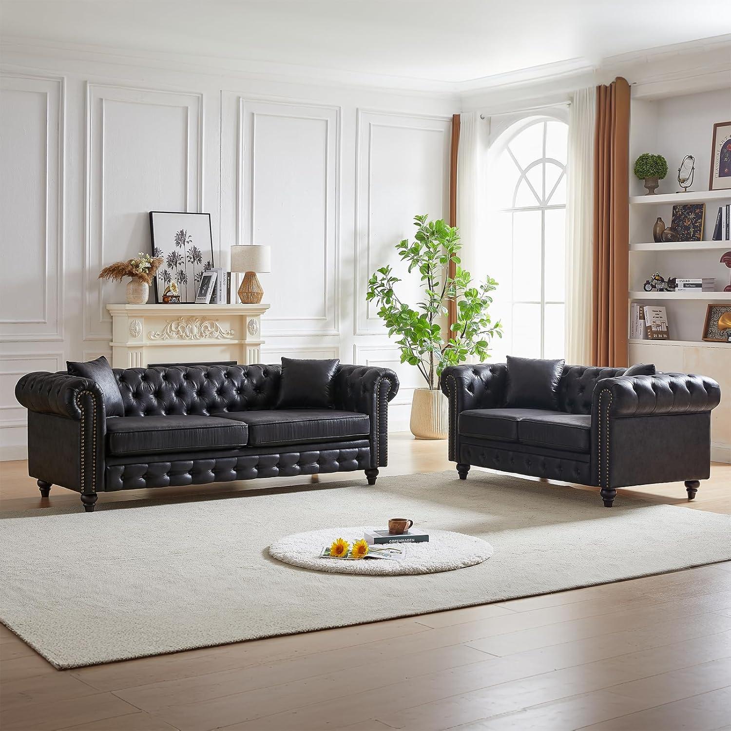 Modern Chesterfield Sofa Set Style Meets Comfort For Any Room