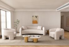 Modern Glam Meets Comfort Exploring The Sylvia 3 Piece Living Set