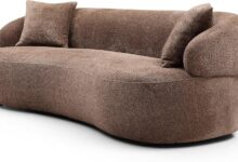 Modern Half Moon Curved Boucle Sofa Stylish Comfort Explored