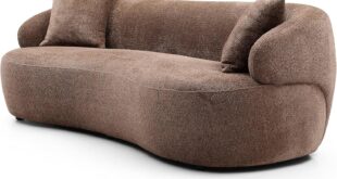 Modern Half Moon Curved Boucle Sofa Stylish Comfort Explored