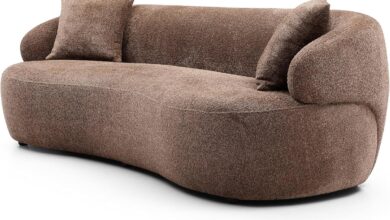 Modern Half Moon Curved Boucle Sofa Stylish Comfort Explored