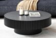 Modern Luxury In A Compact Black Round Coffee Table Review
