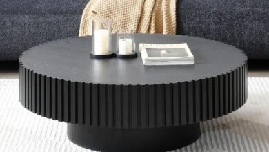 Modern Luxury In A Compact Black Round Coffee Table Review