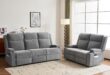 Modern Reclining Sofa Set With Storage Comfort Meets Style