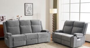 Modern Reclining Sofa Set With Storage Comfort Meets Style