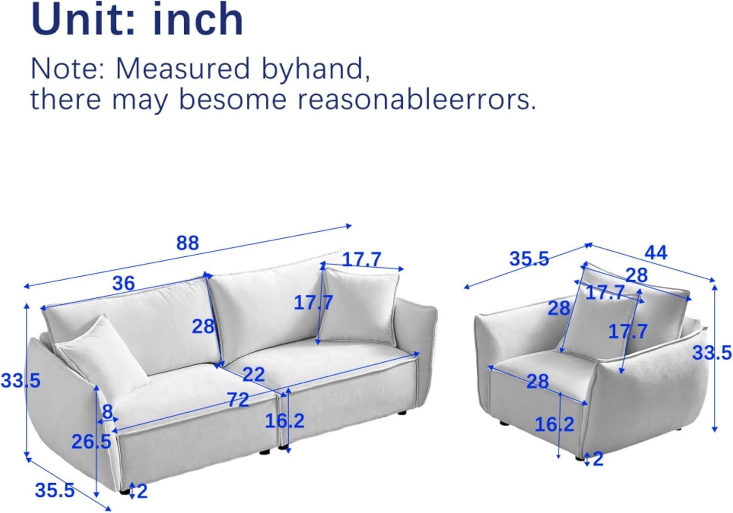modern Sofa & Armchair Set: stylish Comfort for Any Room