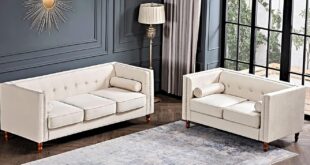Modern Velvet Chesterfield Sofa Set Stylish Comfort For Any Room