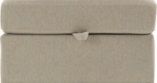 Modular Beige Ottoman With Storage Comfort Meets Flexibility