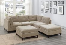 Our Honest Take On The Camel Chenille 6 Piece Modular Sectional