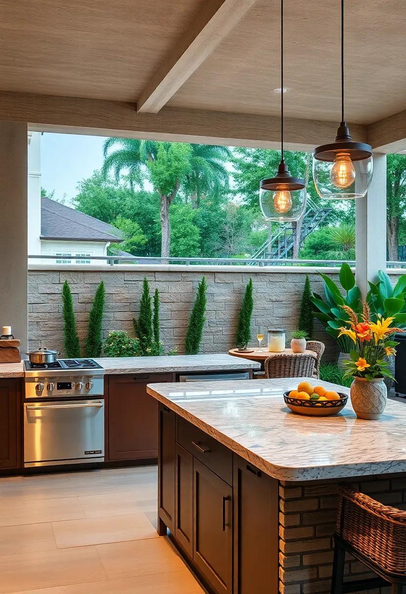 Granite Countertops: Known for its toughness and classic beauty, granite withstands heat and weather, making it⁤ an ideal⁤ outdoor surface