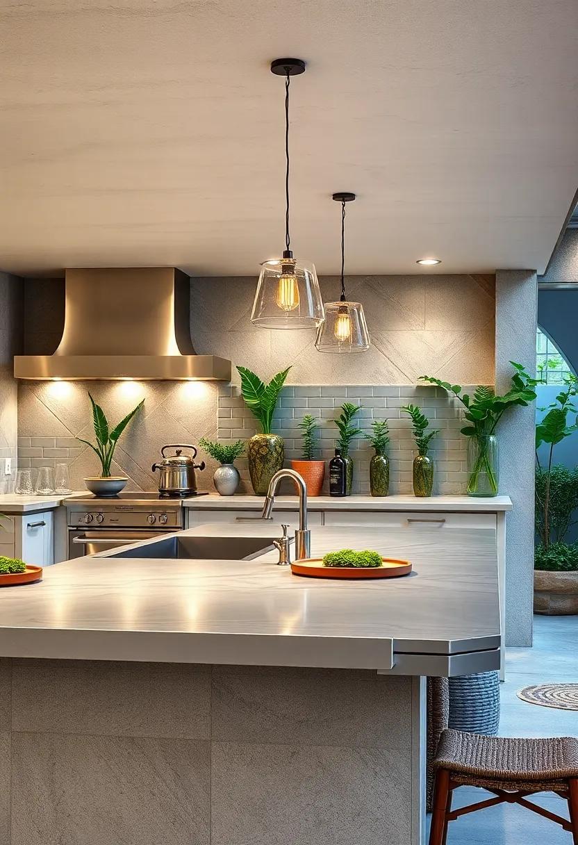 Stainless Steel Countertops: Sleek and hygienic,stainless steel is perfect for⁢ a contemporary outdoor kitchen that demands easy maintenance