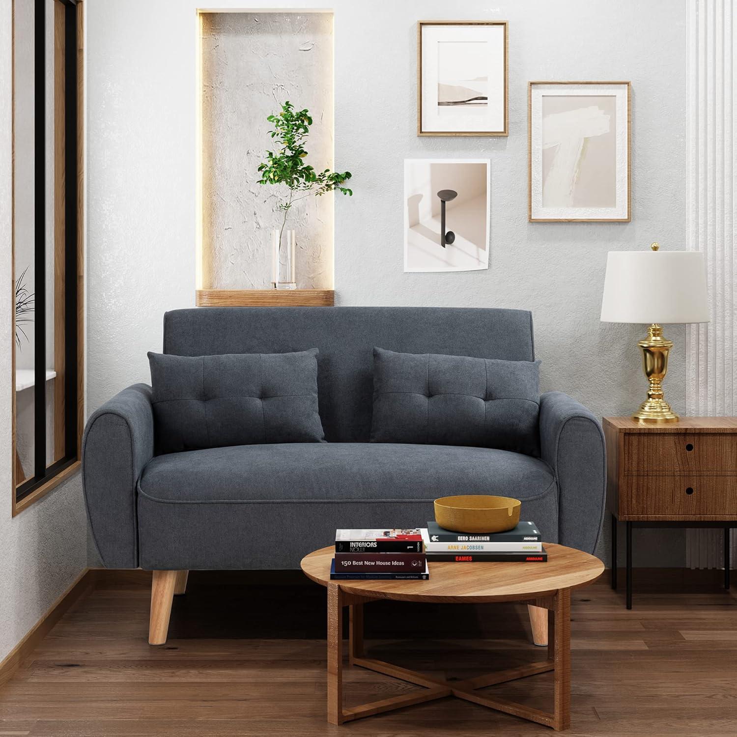 Shintenchi Loveseat Stylish Comfort Perfect For Small Spaces